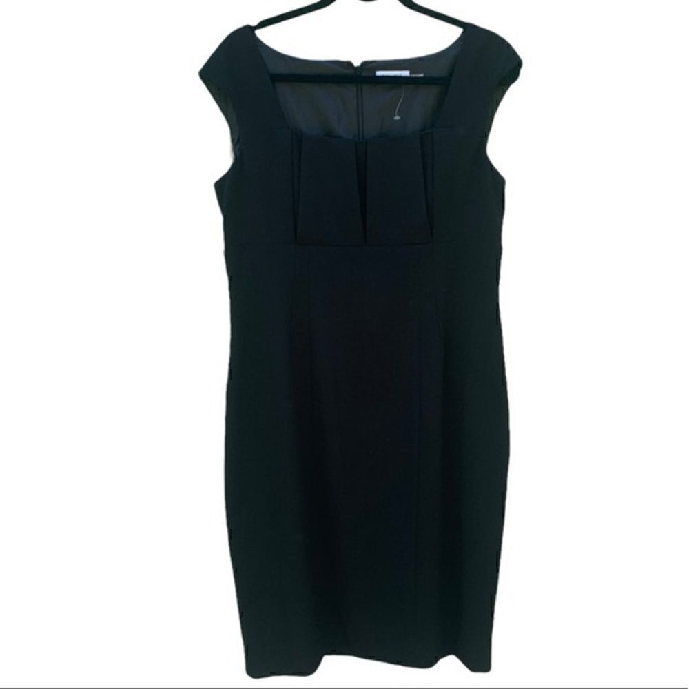 NEW Calvin Klein Black Sheath Dress